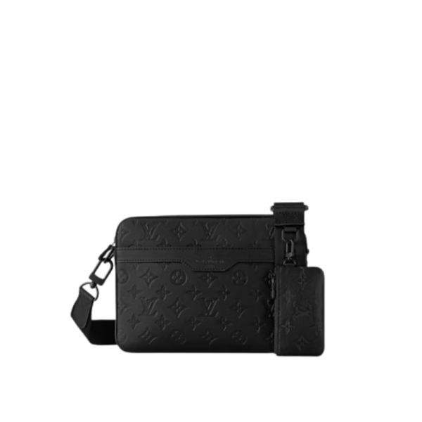 Louis Vuitton Trio Messenger Monogram Shadow Leather M46602