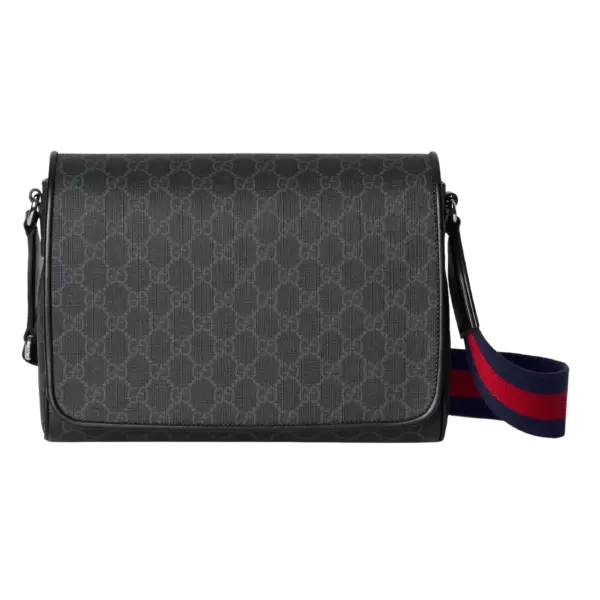 Gucci GG Black Medium Crossbody Bag 792124 FADJA 1042