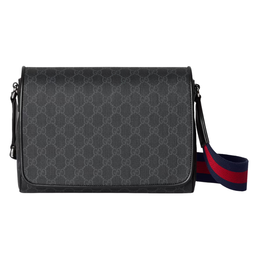 Gucci GG Black Medium Crossbody Bag 792124 FADJA 1042