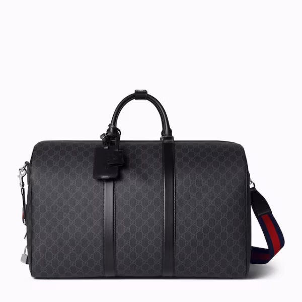 GG Black medium duffle bag